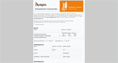 Desktop Screenshot of anmalan.olympen.se