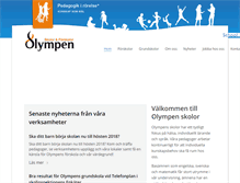 Tablet Screenshot of olympen.se